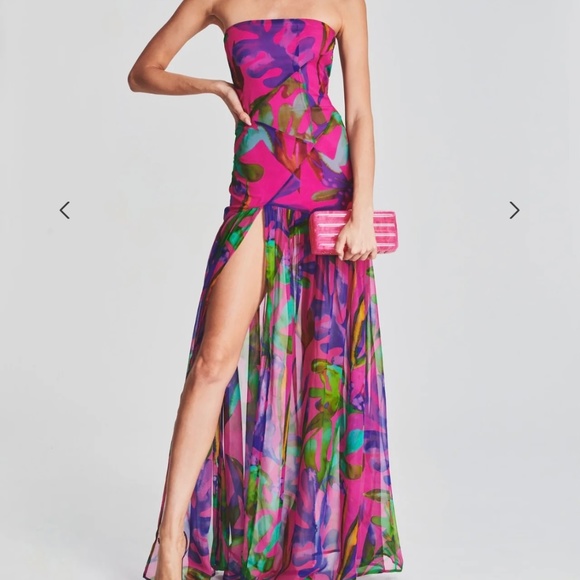 Retrofete Dresses & Skirts - Retrofete Nicole Silk Chiffon Dress